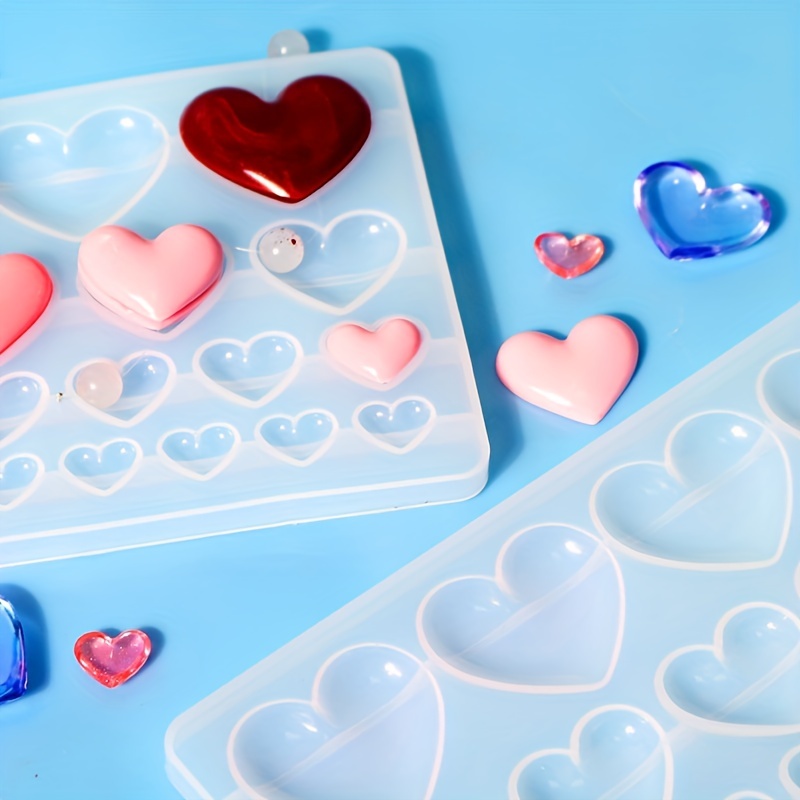 Heart shaped Patch Resin Mold Love Pendant Ornament Epoxy - Temu