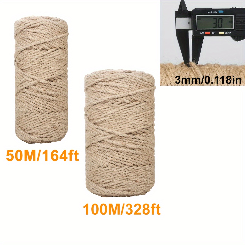 100meters 1.5mm Paper String Rope Heavy Duty Twine Rope, Thick