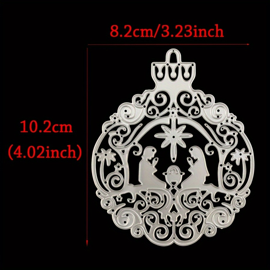 Image of Christmas Christ Religion Cutting Dies Metal Die Cuts For Scrapbooking Album Card Making Paper Crafts