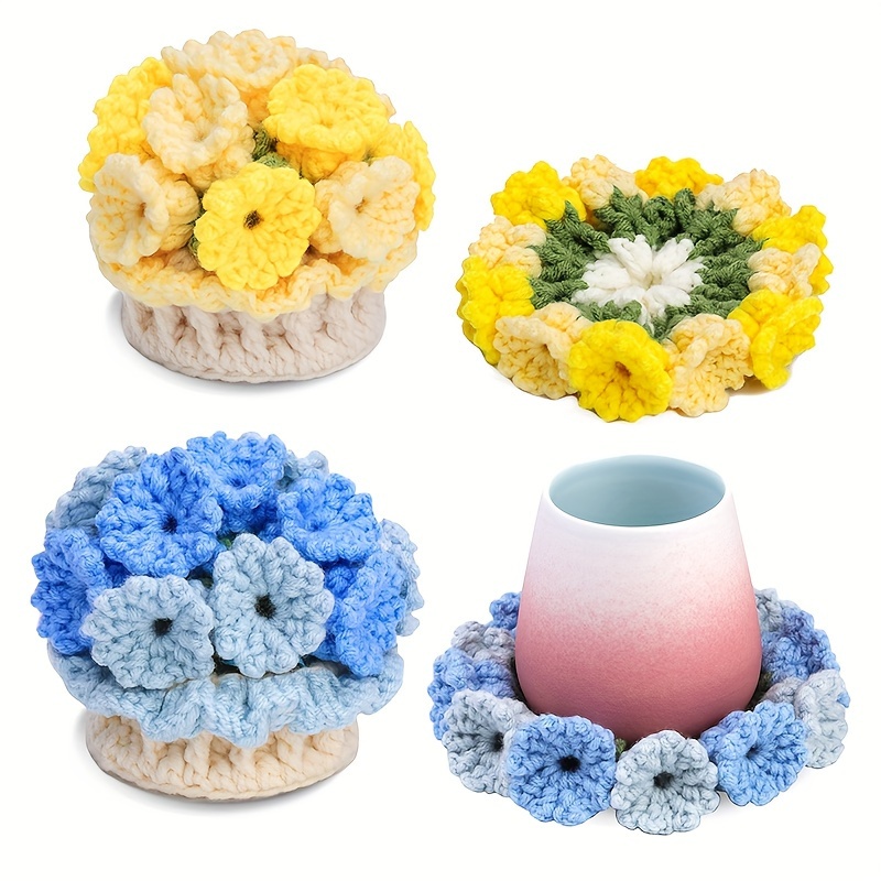 Crochet Kit For Beginners Adults Crochet Flower Kits - Temu