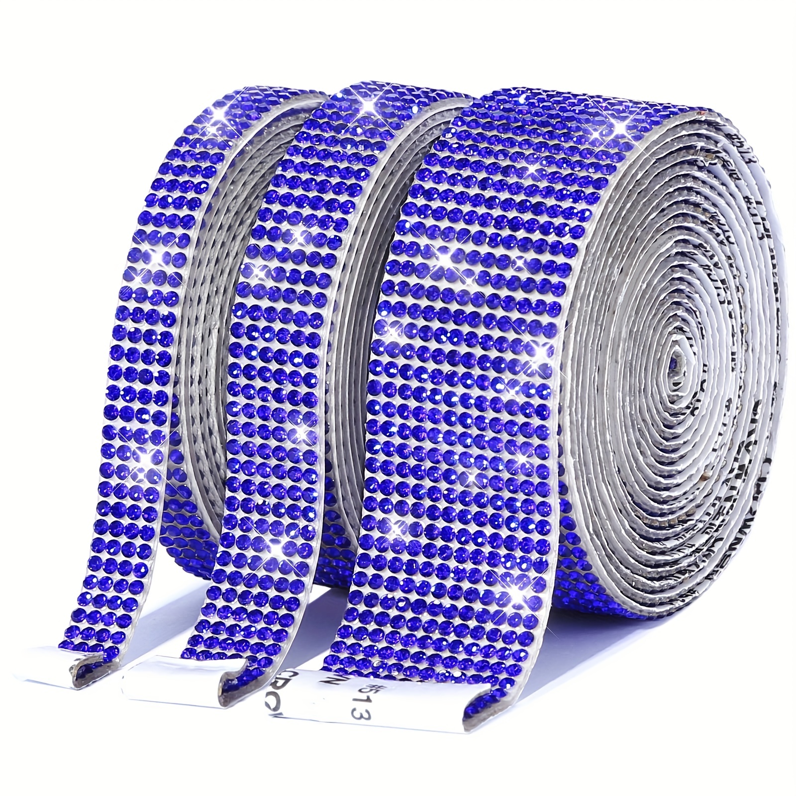3-6mm Adhesive Rhinestones - Blue – Triveni Crafts
