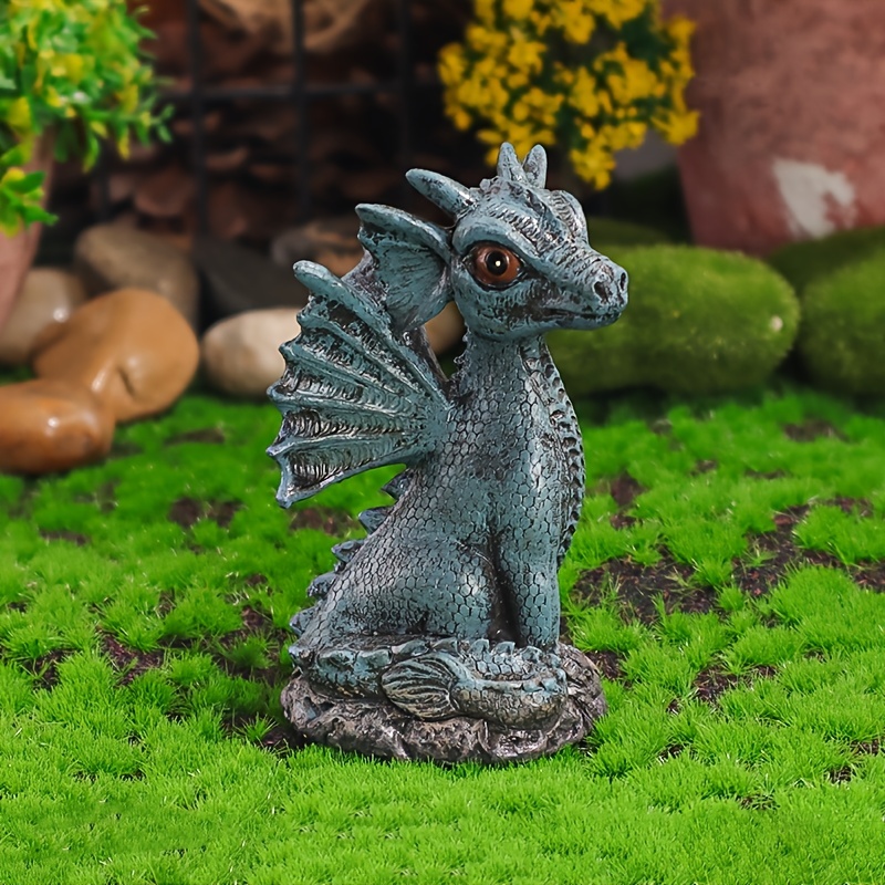 Dragon Elf Figurines, Fountain Yard Decor Lawn Ornaments, Outdoor