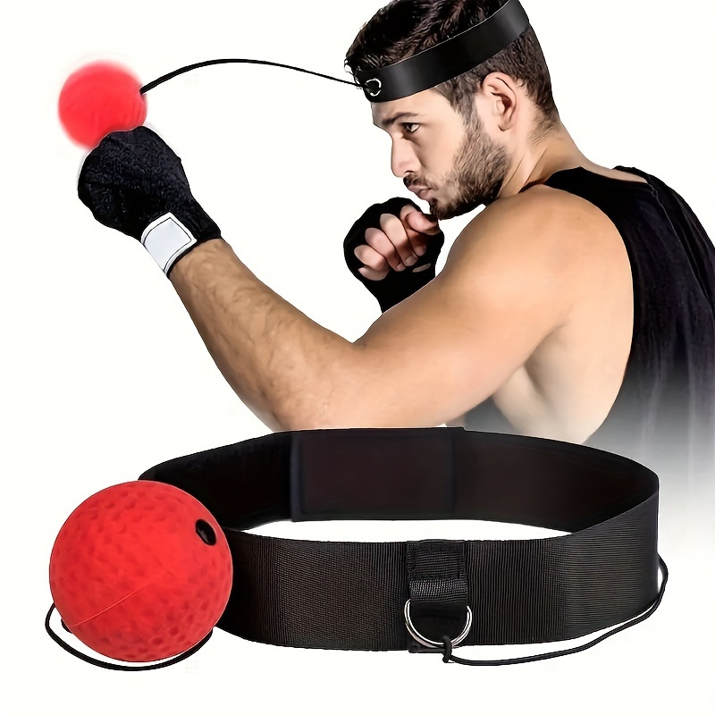 Head-mounted Boxing Reaction Ball, Équipement D'entraînement De Boxe,  Bandeau De Tête En Nylon Avec Balle En PU, Balle En Caoutchouc, Balle De  Vitesse