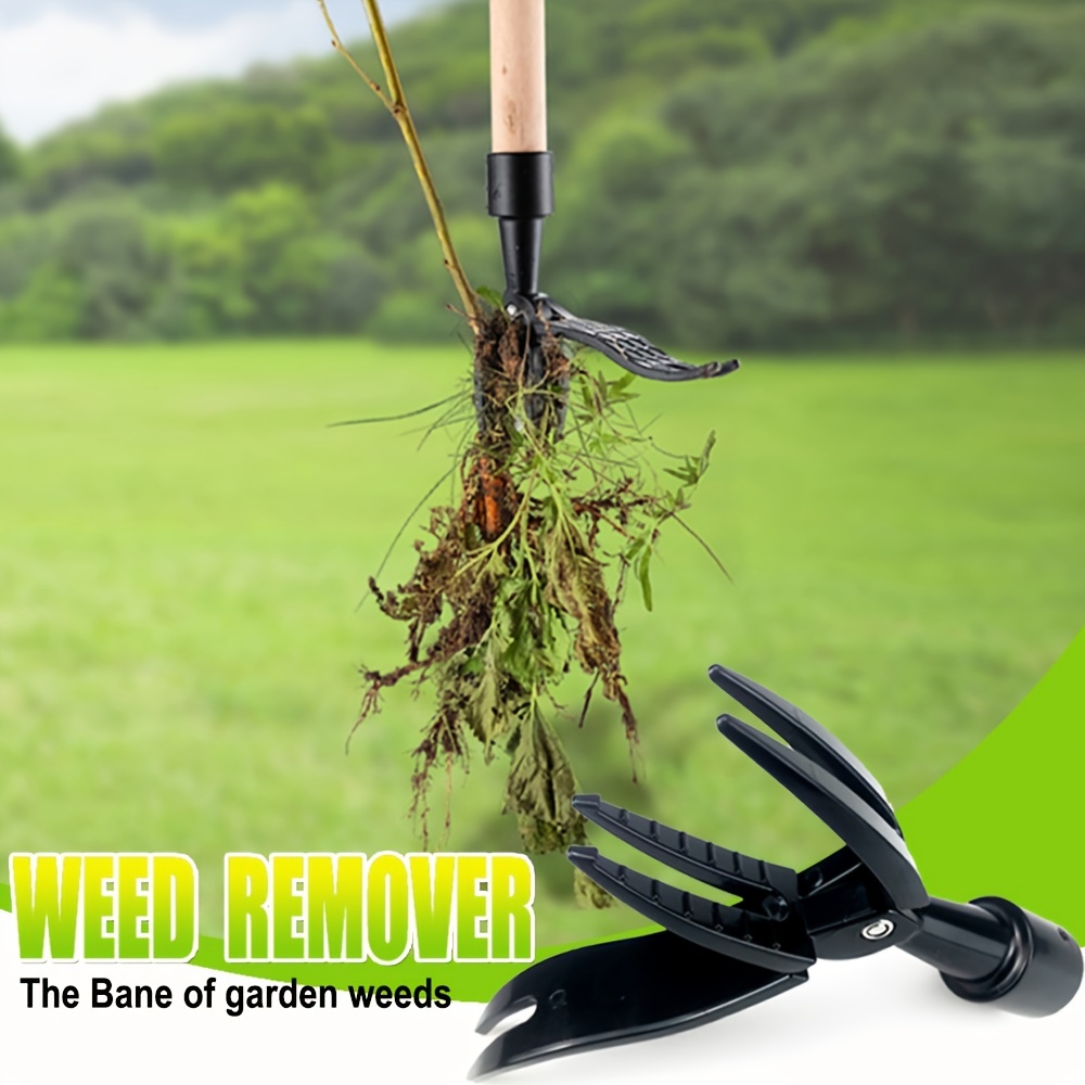 1pc Manual Weeders With Foot Pedal And 4 Pawls Feet Weeding Tool Stand