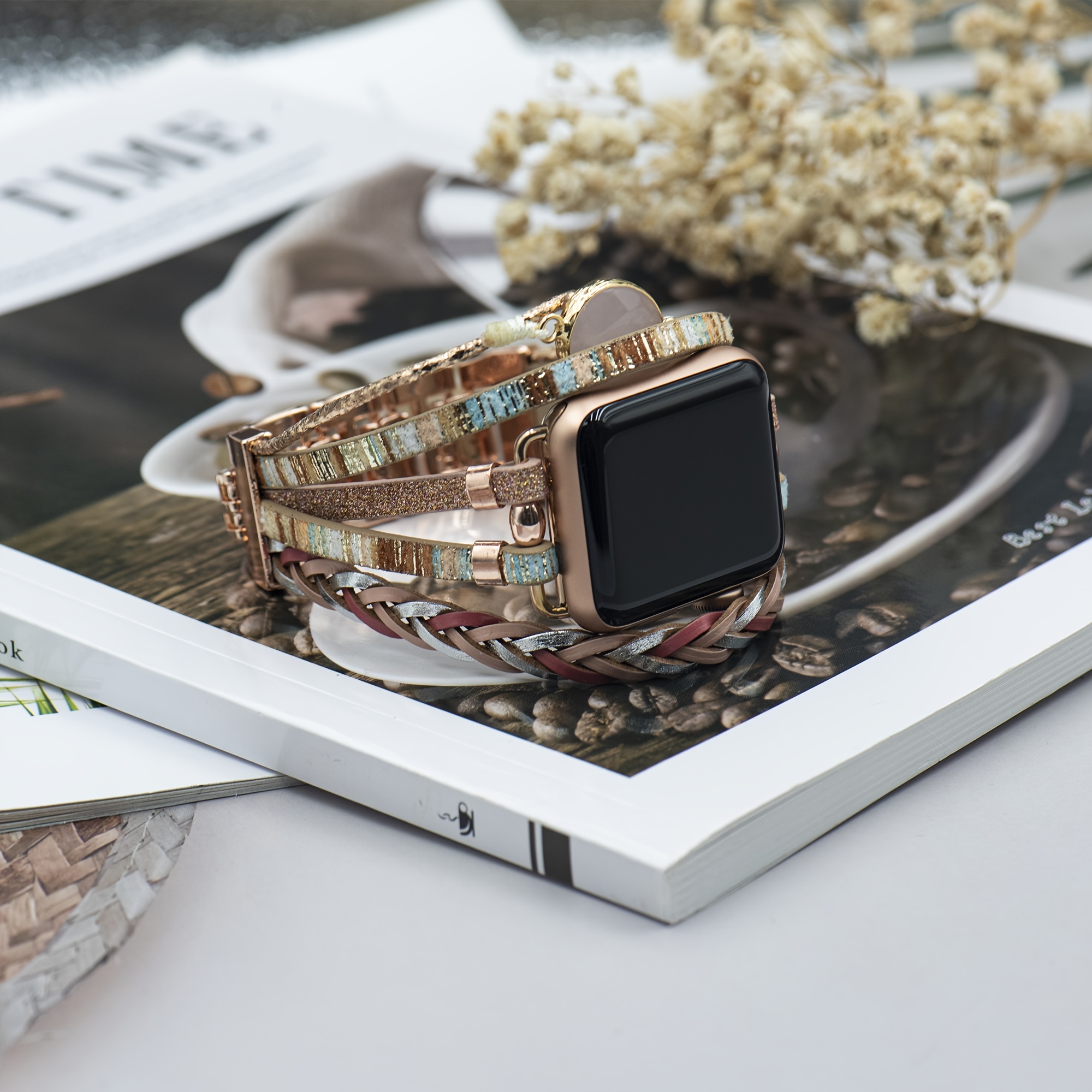 Leather iwatch bands 38mm hot sale