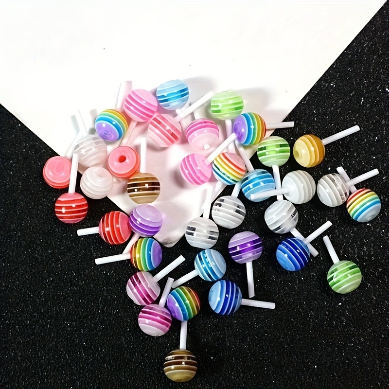 20 Large 3D Candy Nail Charms, Nail Art