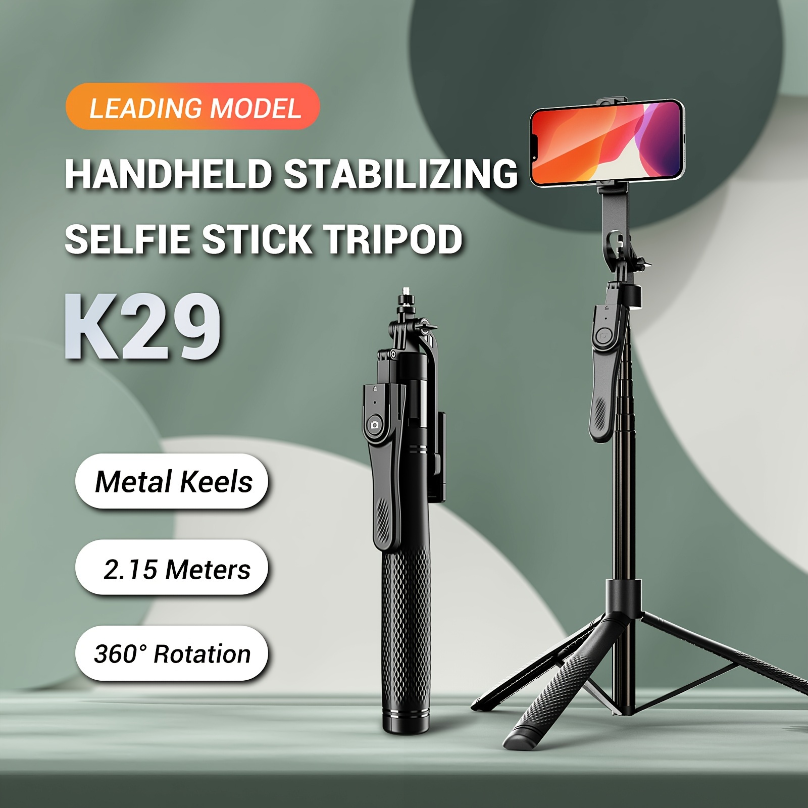 Extendable Tripod for phone palo selfie con tripod Mobile Monopod Holder  Stand Wireless Bluetooth Selfie Stick for Xiaomi iPhone