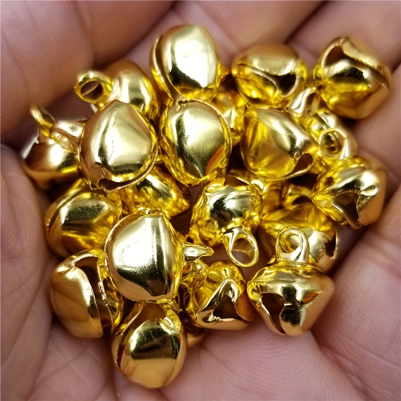 Jingle Bells  Mini - Gold, 10mm, 9pcs