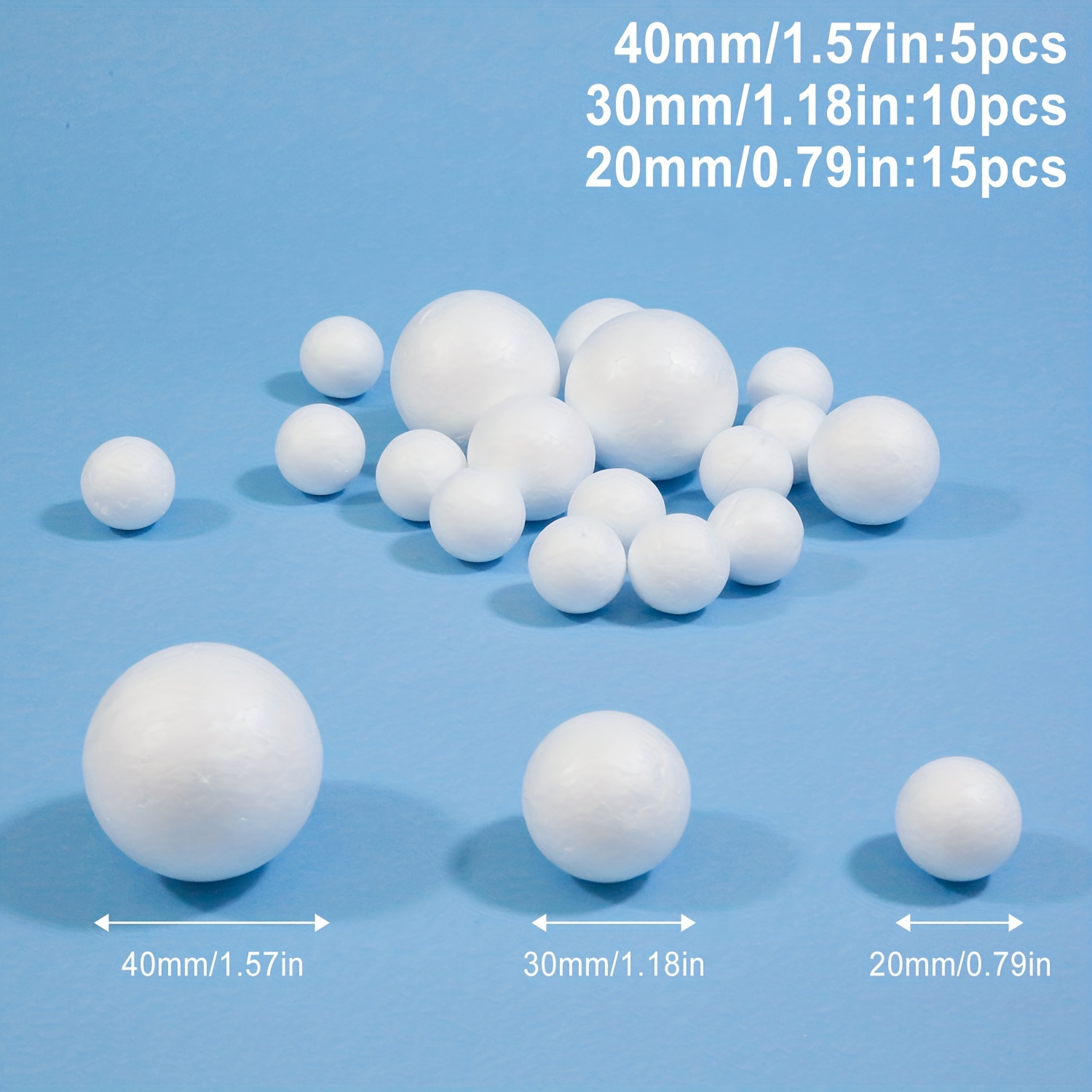 Styrofoam Balls 2-Inch, Each