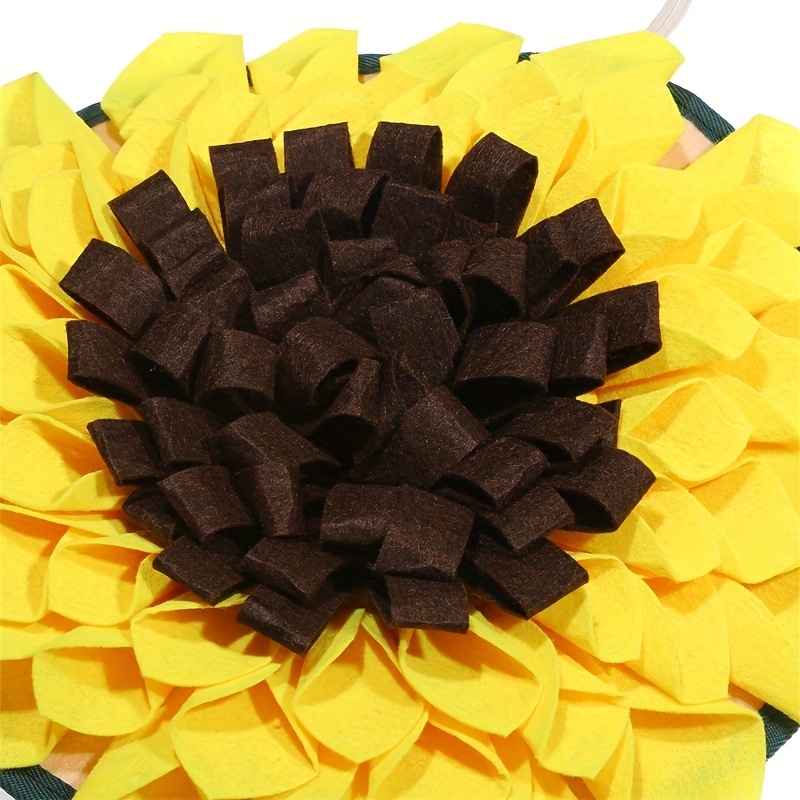 Pet Snuffle Mat for Dogs Interactive Feed Game Sunflower Suction Cups Dog  Treats Feeding Mat with Puzzles Encourages Natural Foraging Skills