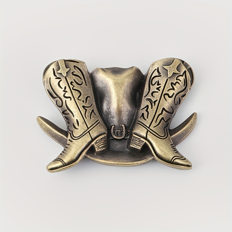 Vintage Cowboy Western Belt Buckle for Men & Women
