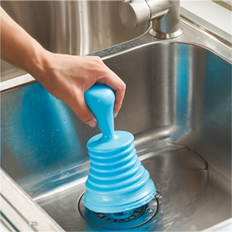 1pc Mini Drain Plunger Eliminate Clogs InstantlyKitchen Hand Held Pump  Cleaner For Sinks