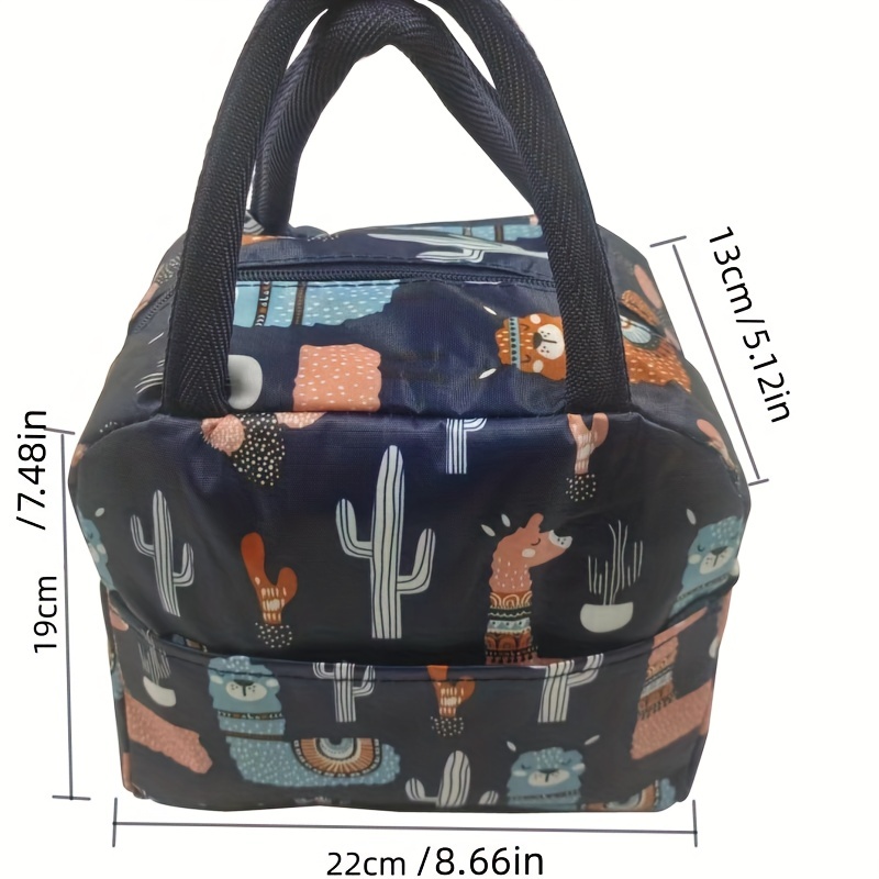 Insulated Lunch Bag Portable Stylish Convenient Storage - Temu Canada