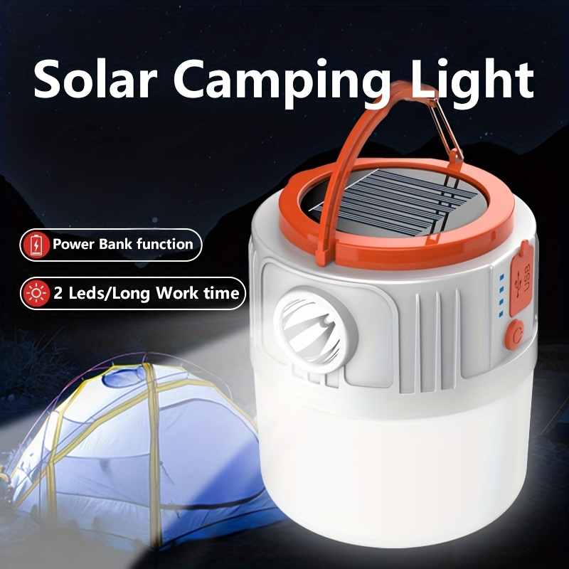 Solar Camping Light Power Bank LED Camping Lanterns Waterproof