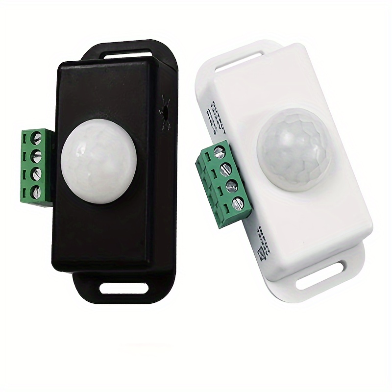 

1pc 12v 24v 8a Automatic Adjust Pir Motion Sensor Switch Ir Infrared Detector Light Switch Module For Led Strip Light Lamp