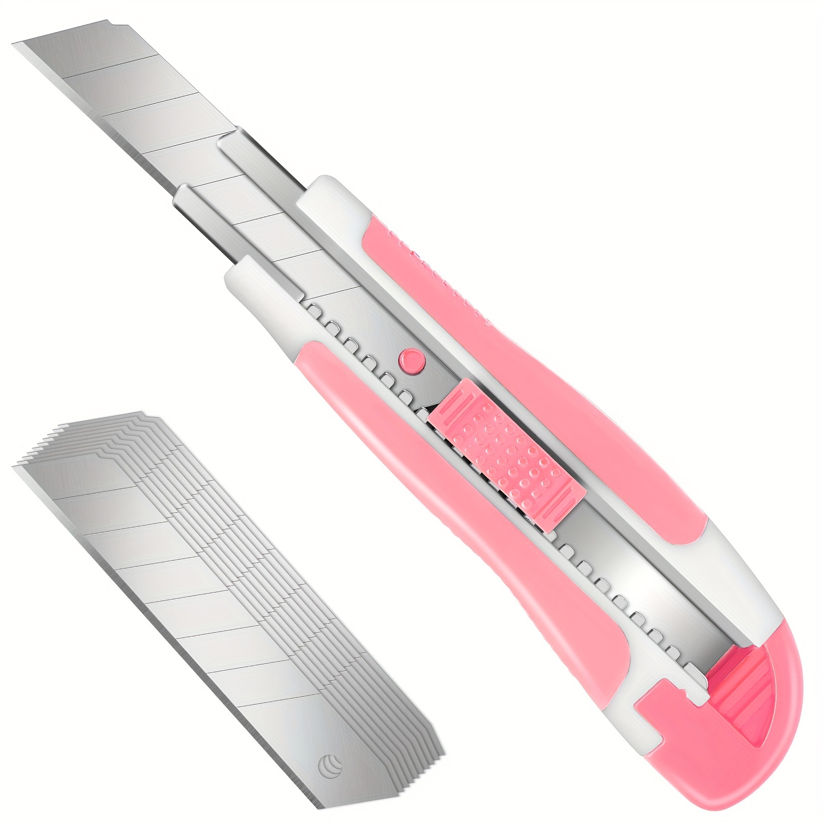 18mm Snap Off Box Cutter Knife (Neon Pink)