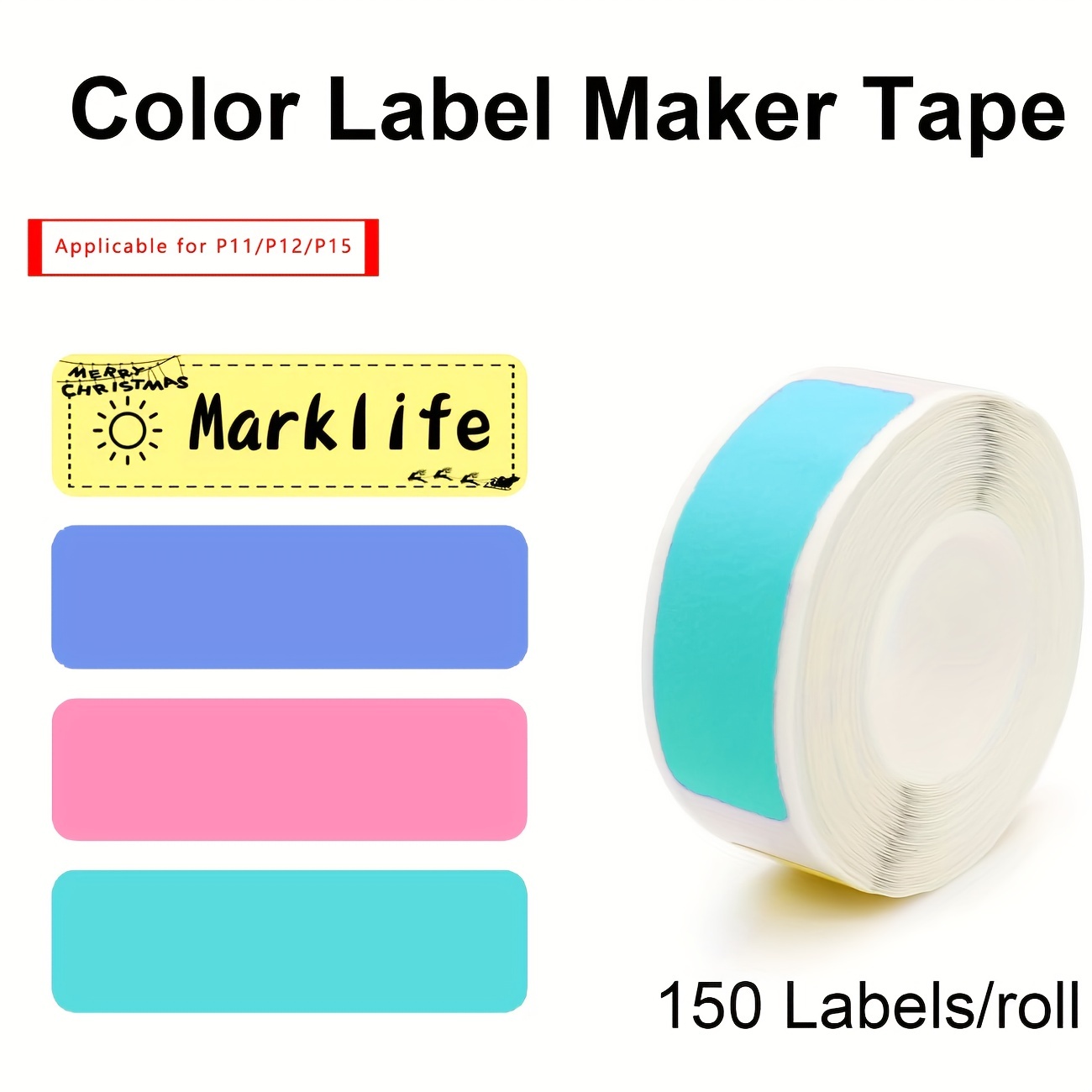 L1 Label Maker Tape Label Colorful Series Print Paper Office - Temu