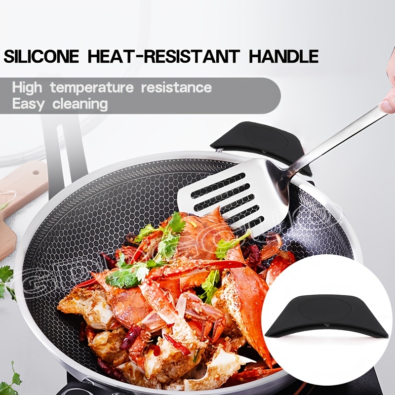 Silicone Hot Handle Holders Cover 4 Pack Cast Iron Skillet Handle
