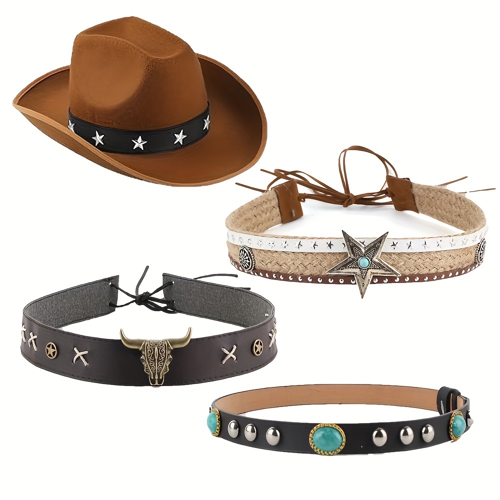 Bag Creative Diy Handmade Accessories Western Cowboy Hat - Temu
