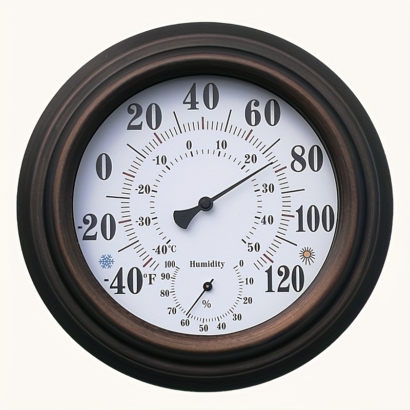Outdoor barometer, thermometer and hygrometer, with humidity