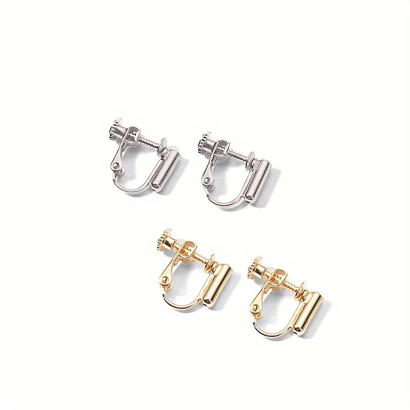 Invisible Clip-on Earring Converters For Non Pierced Ears Jewelry Fin.nu