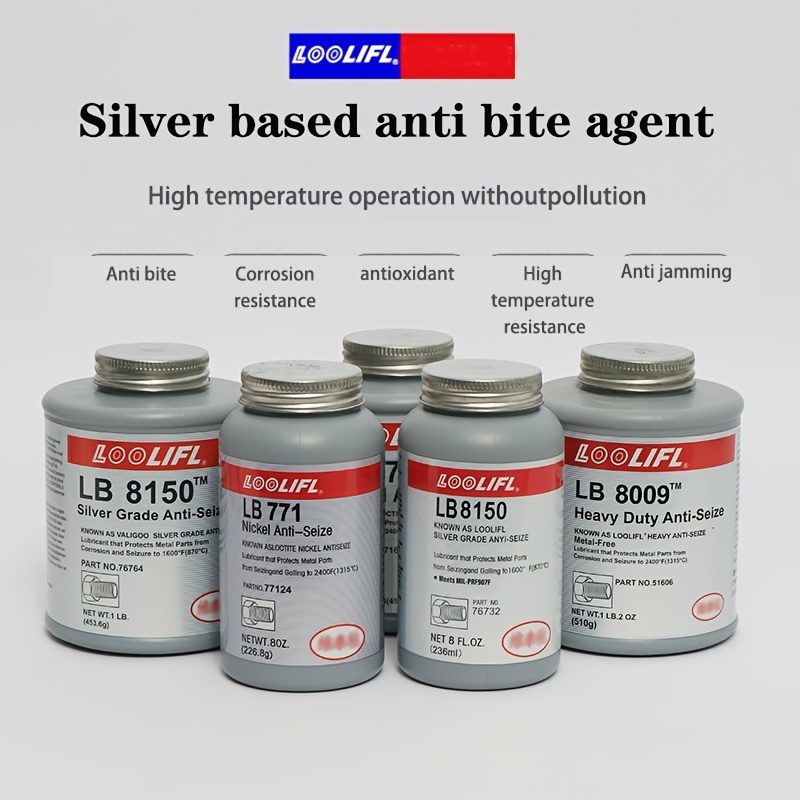 LB8150 Silver Anti seize Agent High Temp Resistant 5000