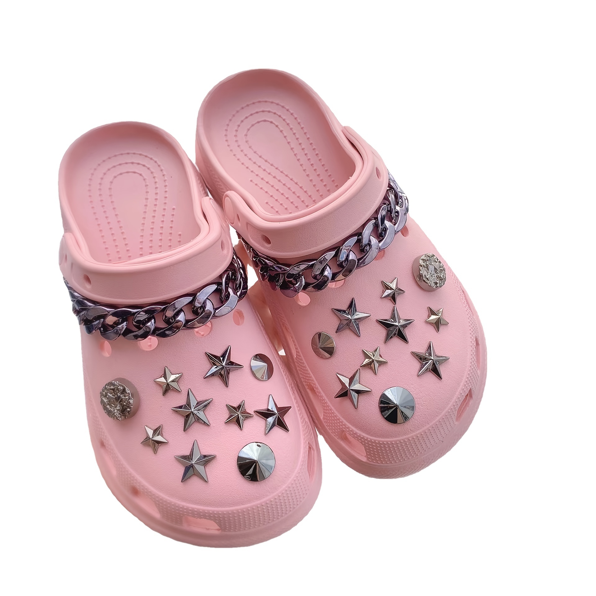 22pcs/Set Bling Shoe Charms Decoration For Croc Fit For Kids And Women  Party Birthday Gifts Jewelry Accessories Clog Sandal Shoe Accessories