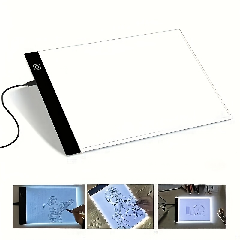 Led Drawing Copy Board Kids Toys to Draw 3 Level Dimmable Painting Tablet  A5 size Light Pad Children Learning Educational Game