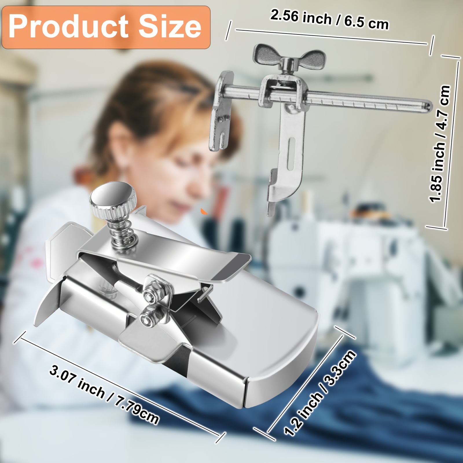 Buddy Sew Magnetic Seam Guide, Universal Sewing Machine Attachments, Sewing  Machine Presser Foot, Multifucntional Straight Line Hems Sewing Ruler for