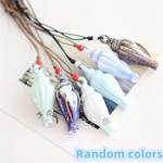 1pack Unique Handmade Ceramic Whistle - Cute Cartoon Conch Couple Ceramic Whistle Necklace Bone Whistle Pendant Ethnic Style Student Can Blow Whistle Pendant (random Delivery)