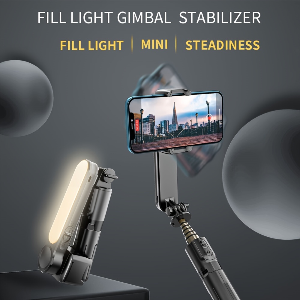 Palo Selfie L08/L09 con Estabilizador GIMBAL Compatible para todos