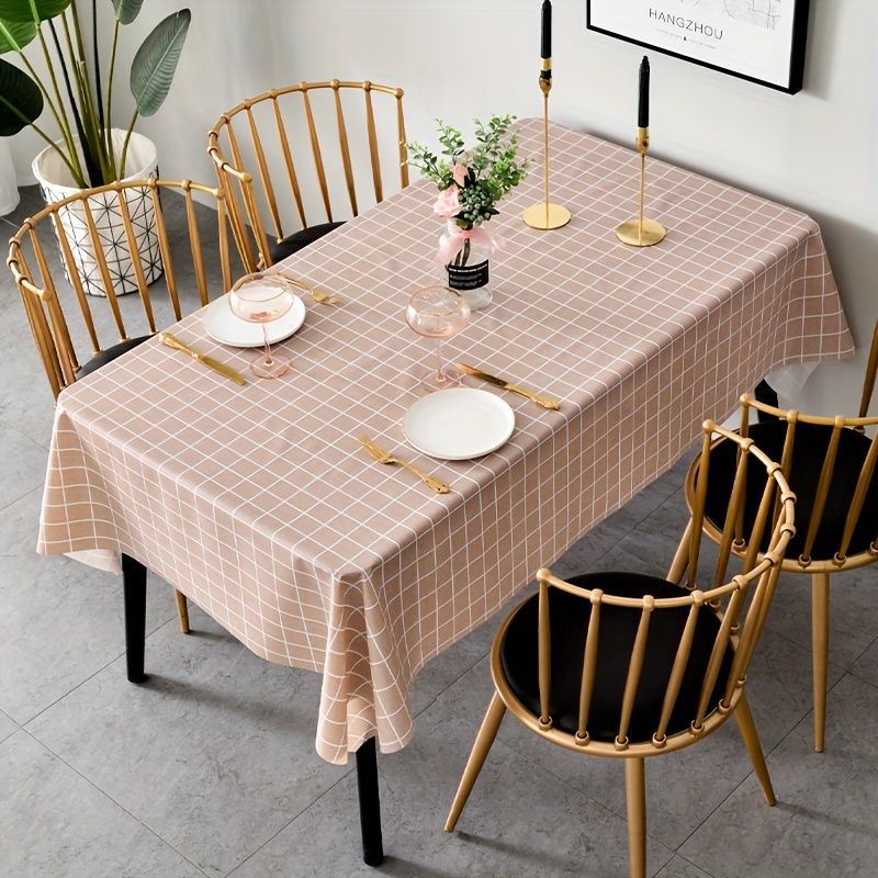 Luxe Nappe PVC Table Housse Floral Oilproof Salle à Manger Banquet