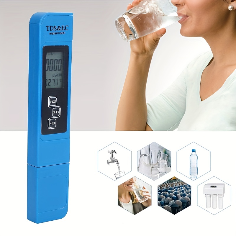 1 Water Quality Tester Tds Ec Meter Digital Lcd Display - Temu