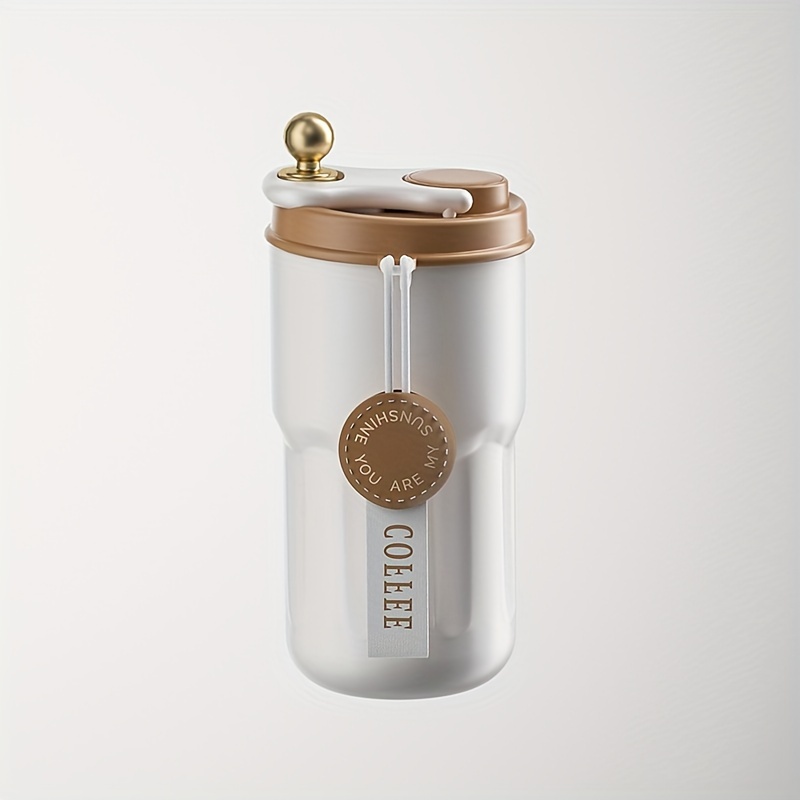 420ml Stainless Steel Insulation Water Cup Double layer Flip Top Coffee Cup