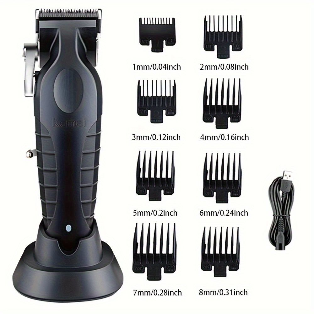 Usb Charging Hair Clipper Oil Head Head Shaver Engraving - Temu