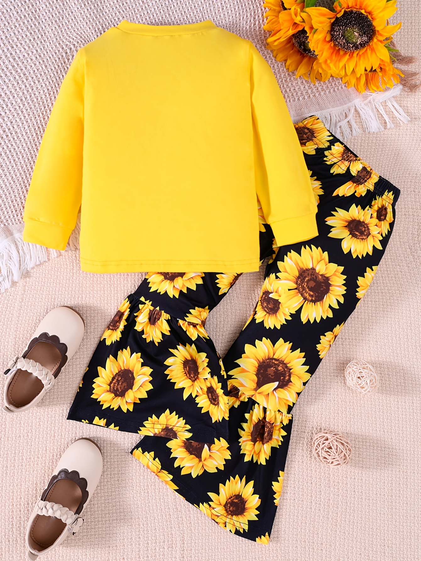 Sunflower Pants - Kids Fall Clothing