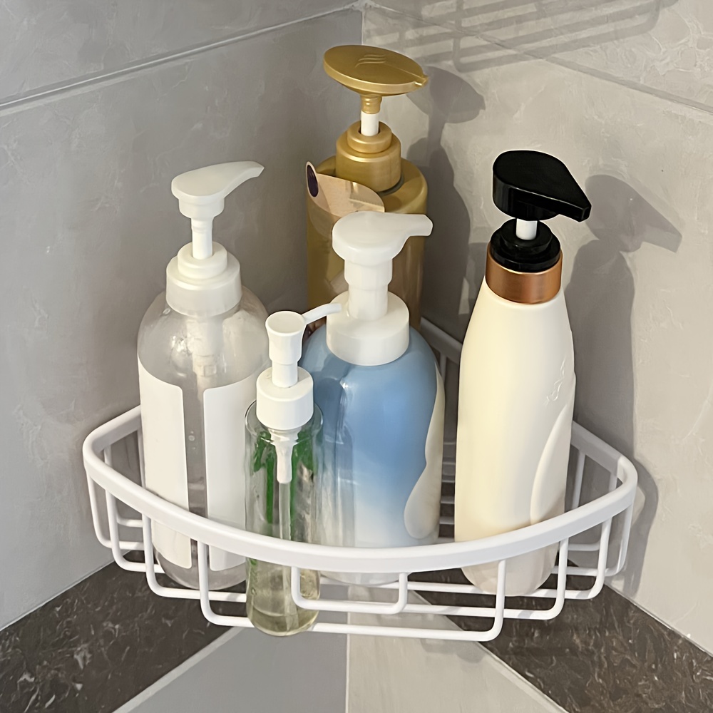 Corner Shower Caddy, Stainless Steel Shower Organizer, Corner Shower Shelf, Adhesive  Shower Shelves For Bathroom Bathroom Accessories - Temu Philippines
