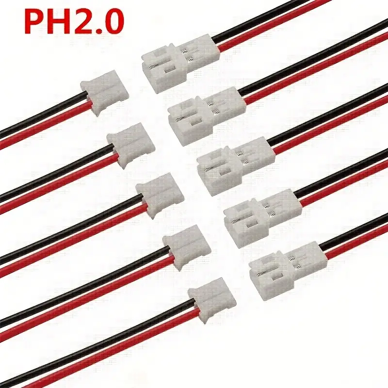 5 Paar Ph2.0 2p Elektronisches Kabel 2 poliges Stecker - Temu Austria