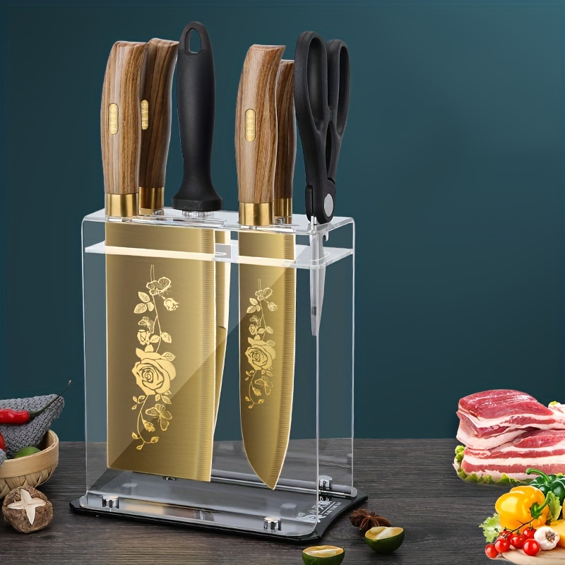 7pcs Juego Cuchillos Juego Cuchillos Cocina Cuchillo Chef - Temu