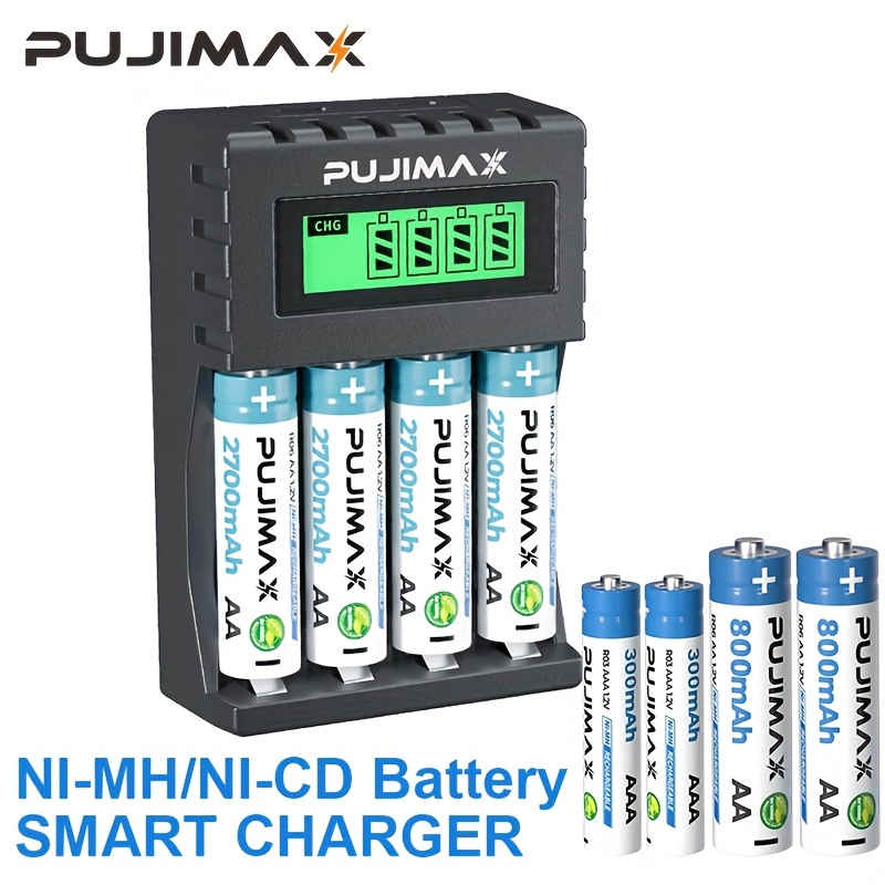 9V 350mAh NiMH 9V Rechargeable Batteries 4Pcs