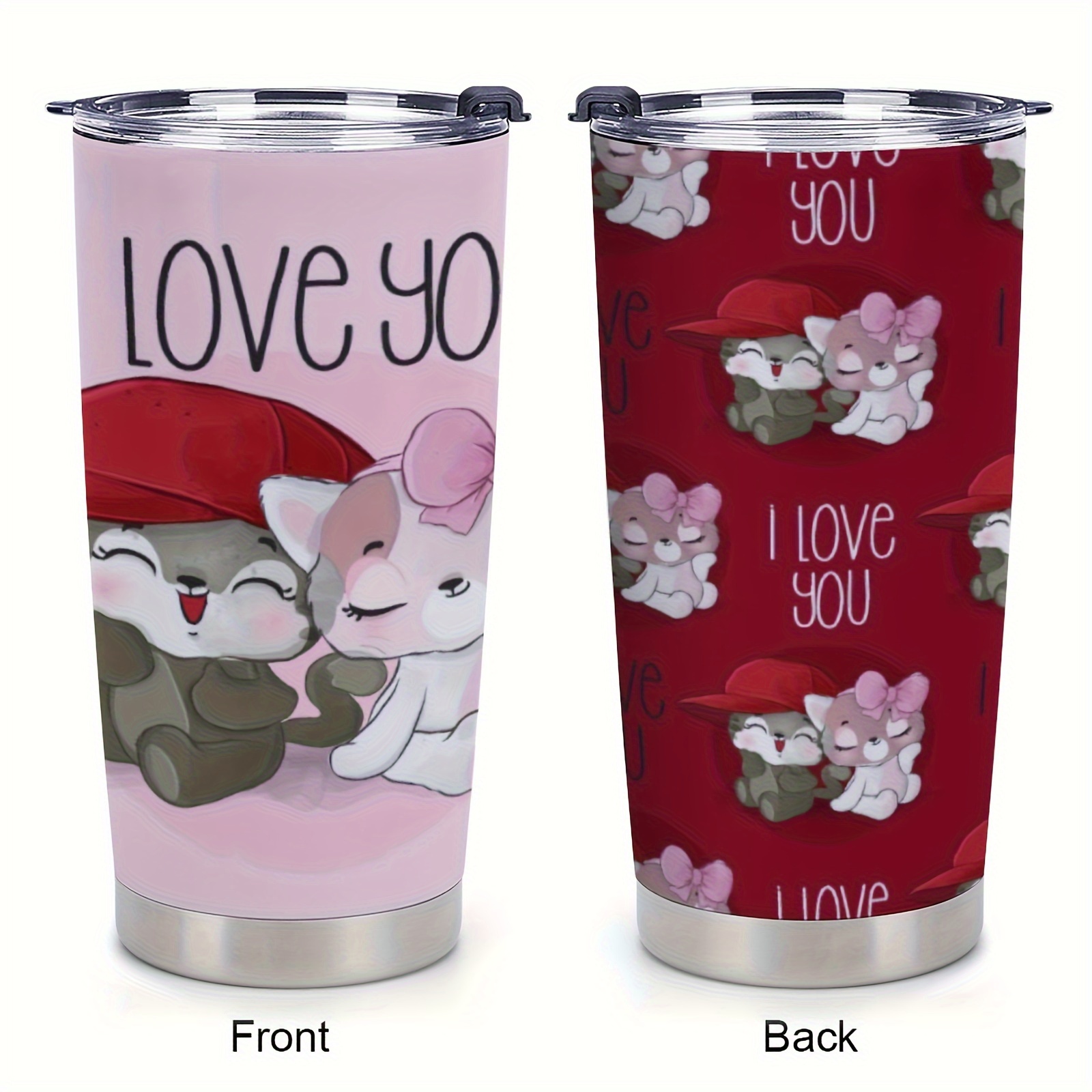 Friends Stainless Steel Cup Love Print Design Double Wall Temu Australia
