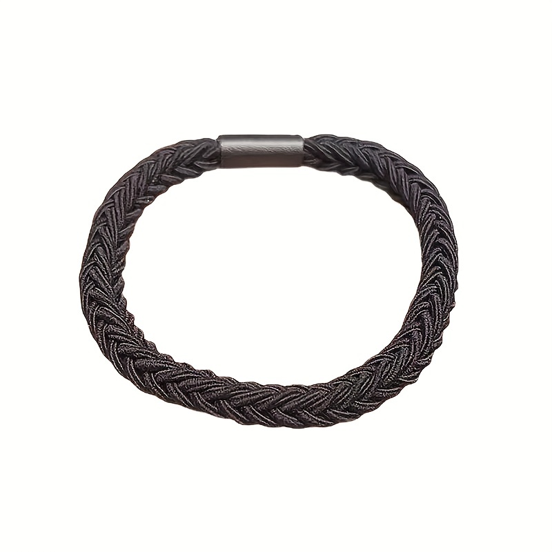Braided Hair Tie Accessory for Women - Solid Color