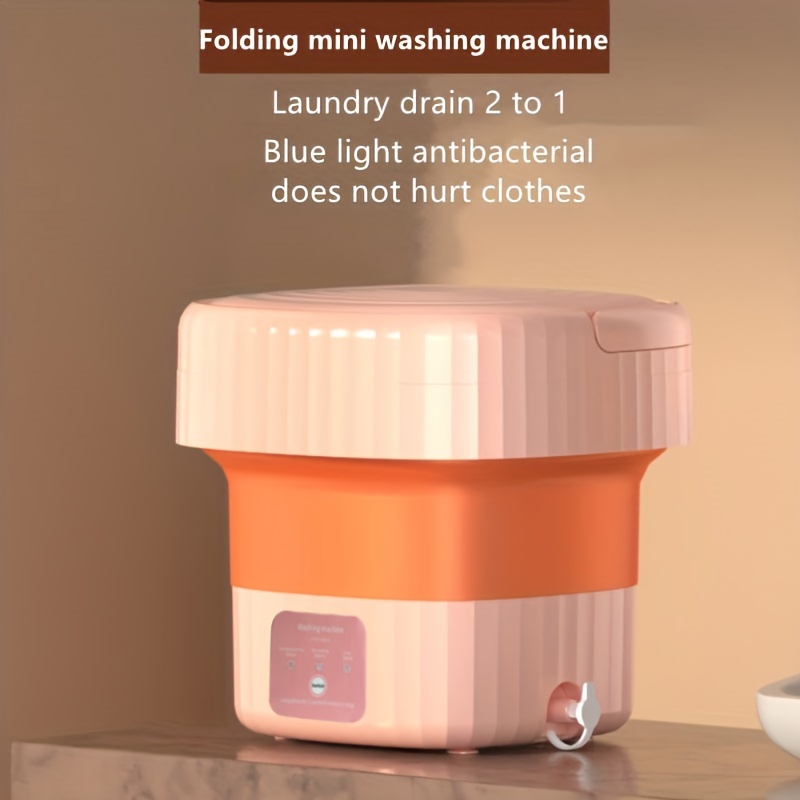 Portable Foldable Washing Machine Ideal For Travel Home Use - Temu