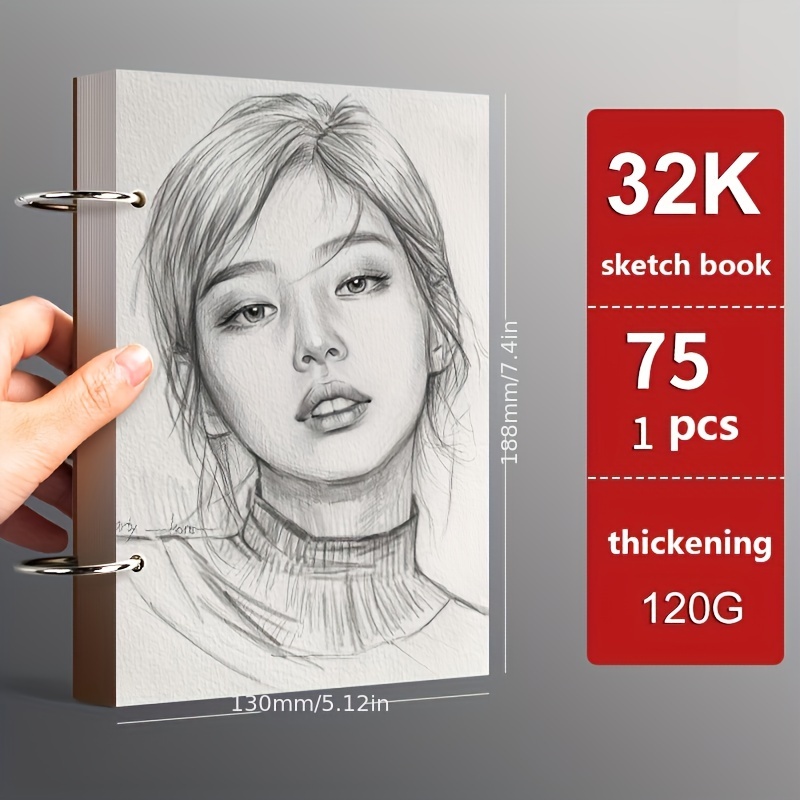 32k 16k 8k A4 A5 Thick Loose-leaf Sketch Paper Professional 160g Sketchbook  Notebook Notepad Art Pencil Drawing Supplies - Sketchbooks - AliExpress