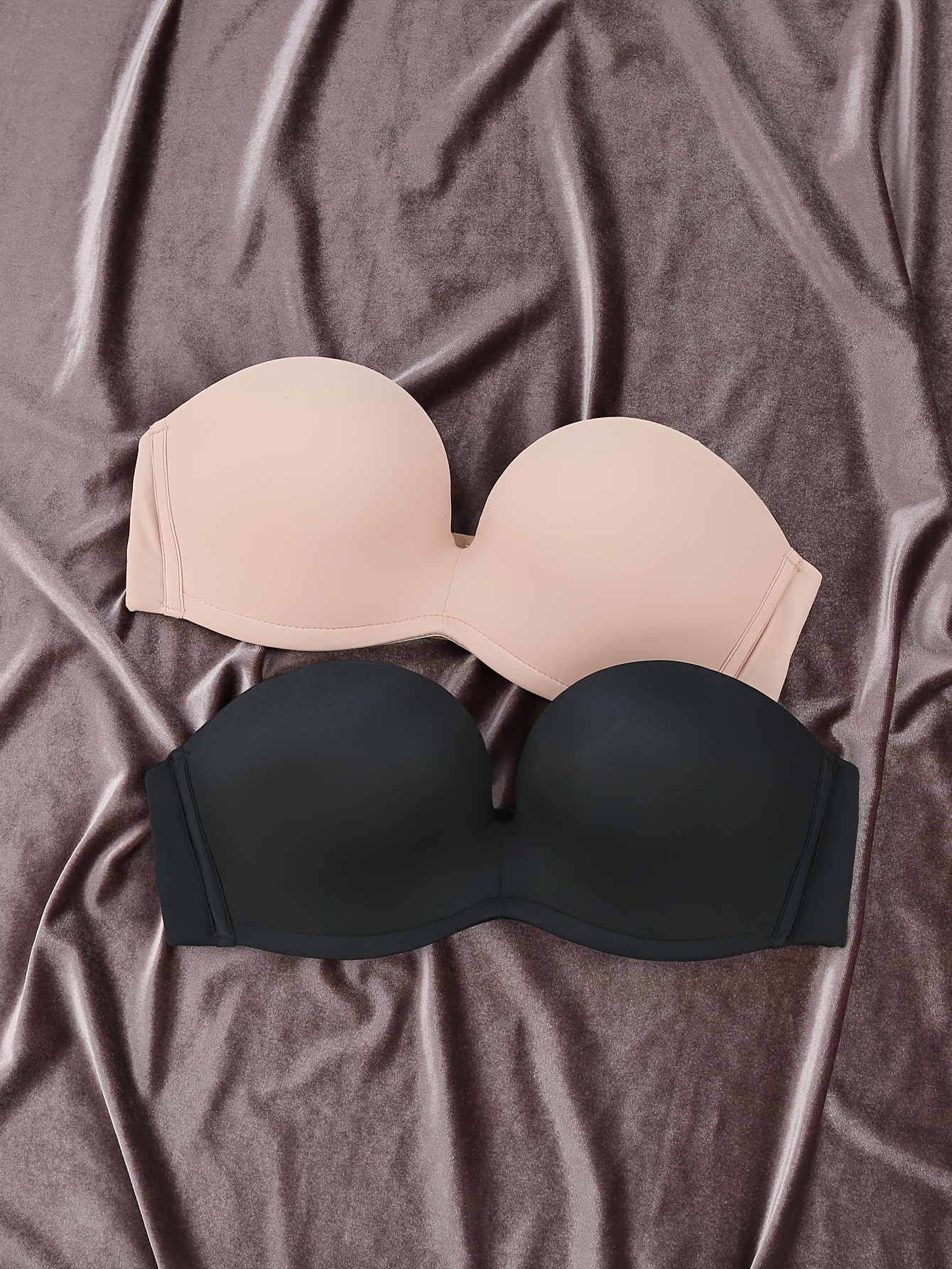 Lace Wireless Bra Comfy Breathable Solid Removable Padded - Temu