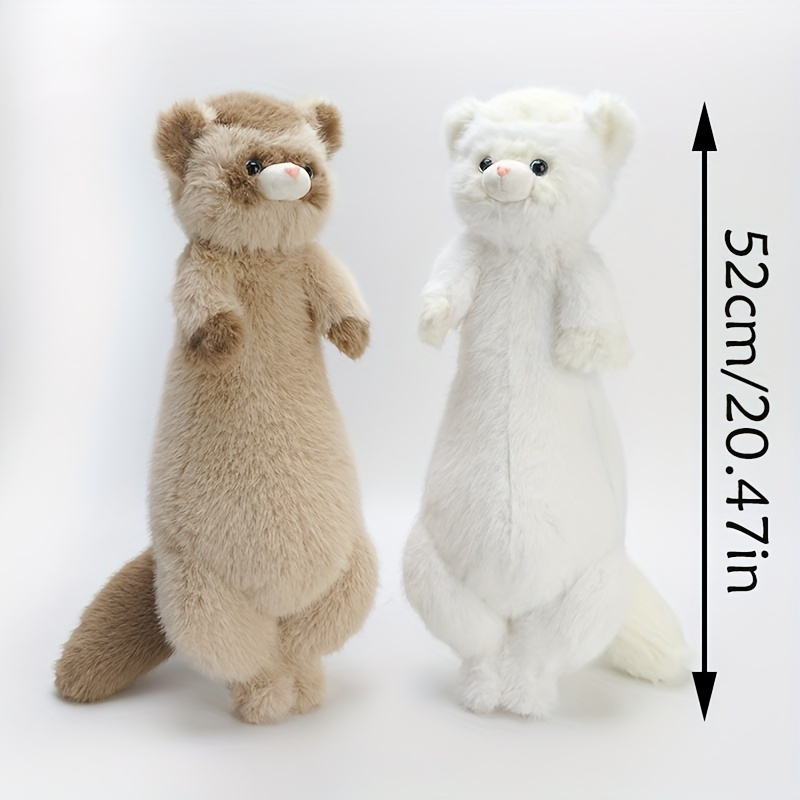 Marten Plush Toy Simulated Mink Animal Plush Dolls Soft - Temu