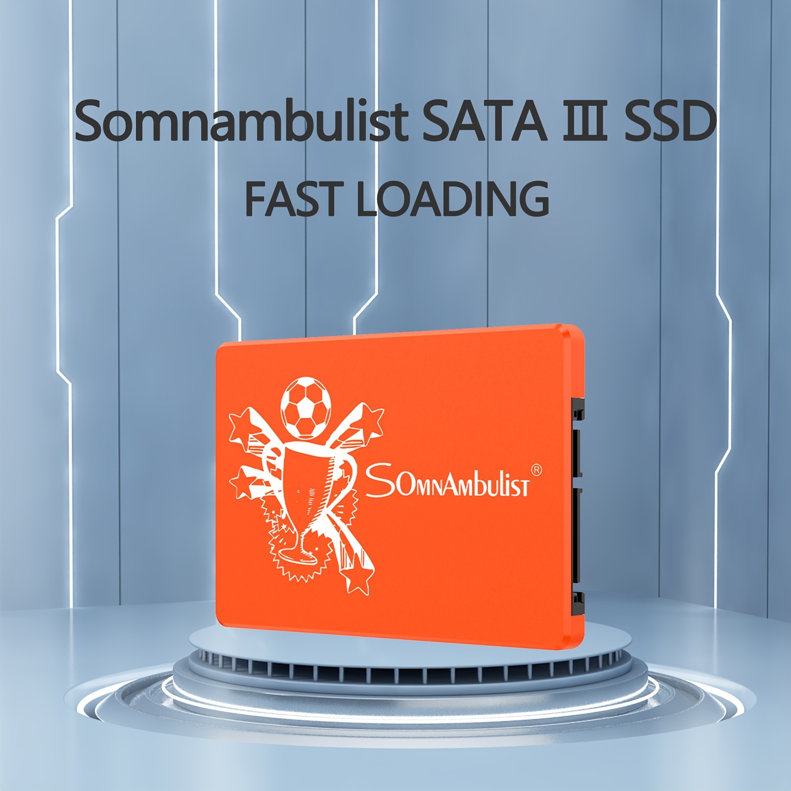 Orange Trophy SSD 2TB/1TB/480GB/240GB/120GB SATA III 6Gb/s Intern Solid State-hårddisk 2,57mm(0,28) 3D NAND-läshastighet upp till 550Mb/s för bärbar dator och dator, Somnambulist H650
