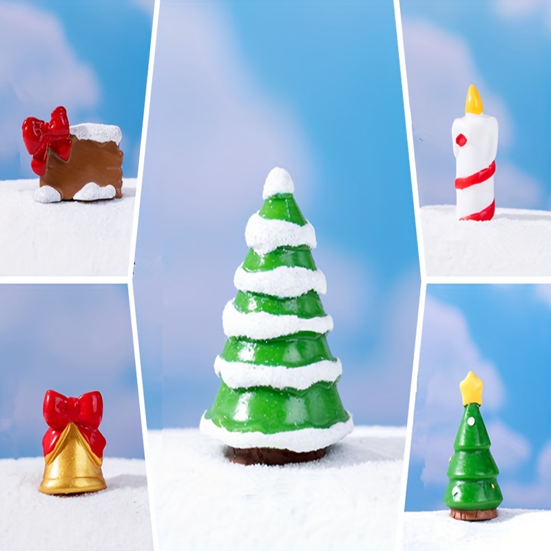 Christmas Mini Snowman Ornament Decor Christmas Tree - Temu