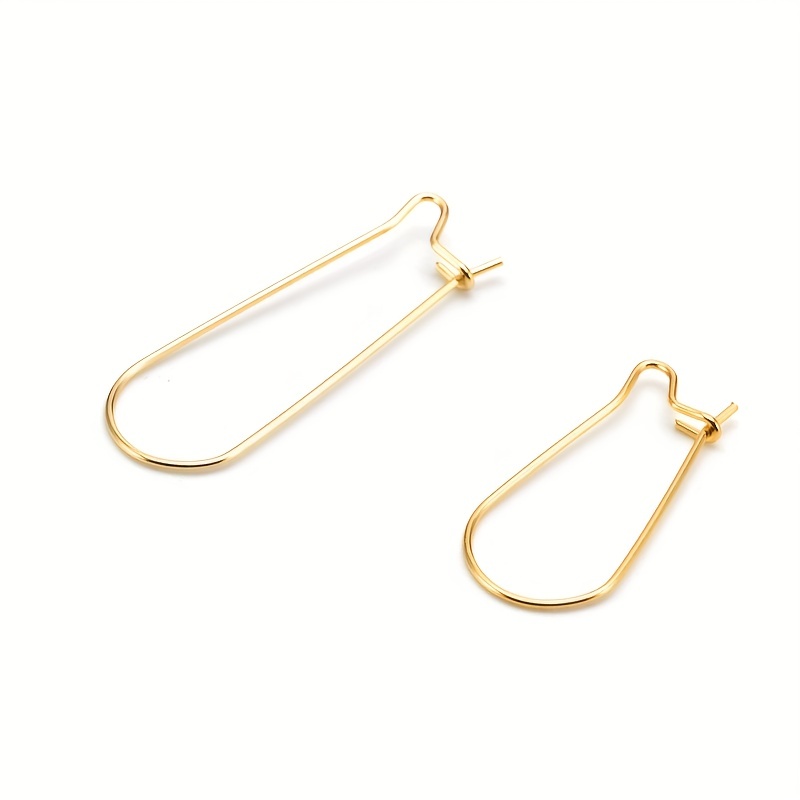 Stainless Steel Earring Hooks Drop Earring Wires Connector - Temu