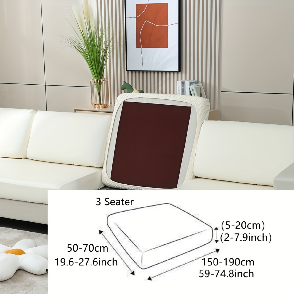 Stretch Sofa Seat Cushion Cover Couch Covers Furniture Protector (Sofa, Coffee)
